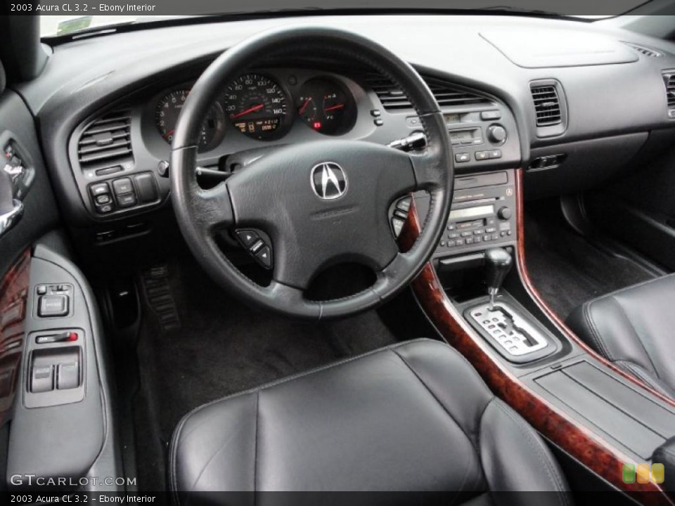 Ebony Interior Prime Interior for the 2003 Acura CL 3.2 #40136417