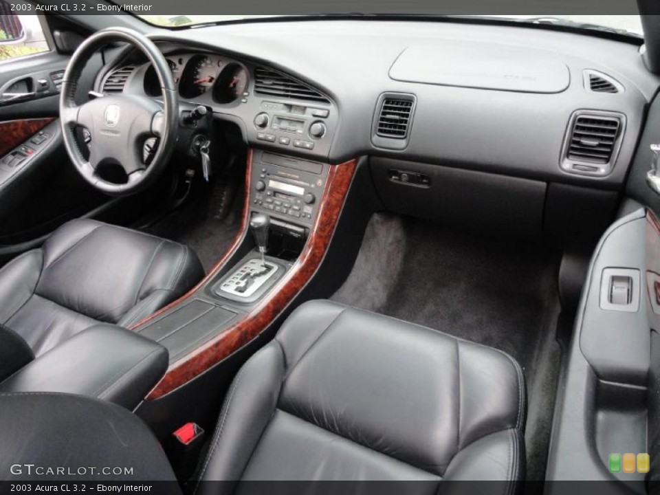 Ebony Interior Dashboard for the 2003 Acura CL 3.2 #40136433