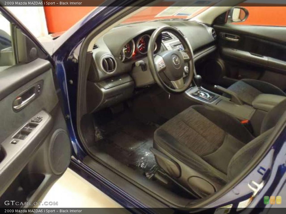 Black Interior Prime Interior for the 2009 Mazda MAZDA6 i Sport #40136657
