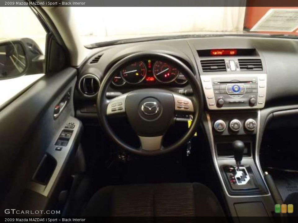 Black Interior Dashboard for the 2009 Mazda MAZDA6 i Sport #40136673