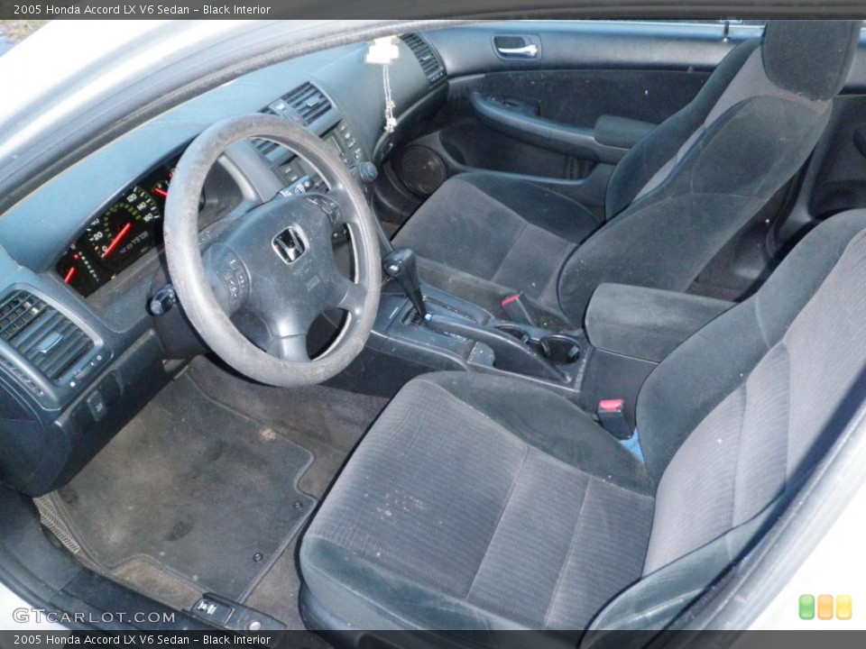 Black Interior Photo for the 2005 Honda Accord LX V6 Sedan #40136825