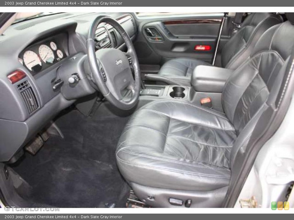 Dark Slate Gray Interior Photo for the 2003 Jeep Grand Cherokee Limited 4x4 #40138325