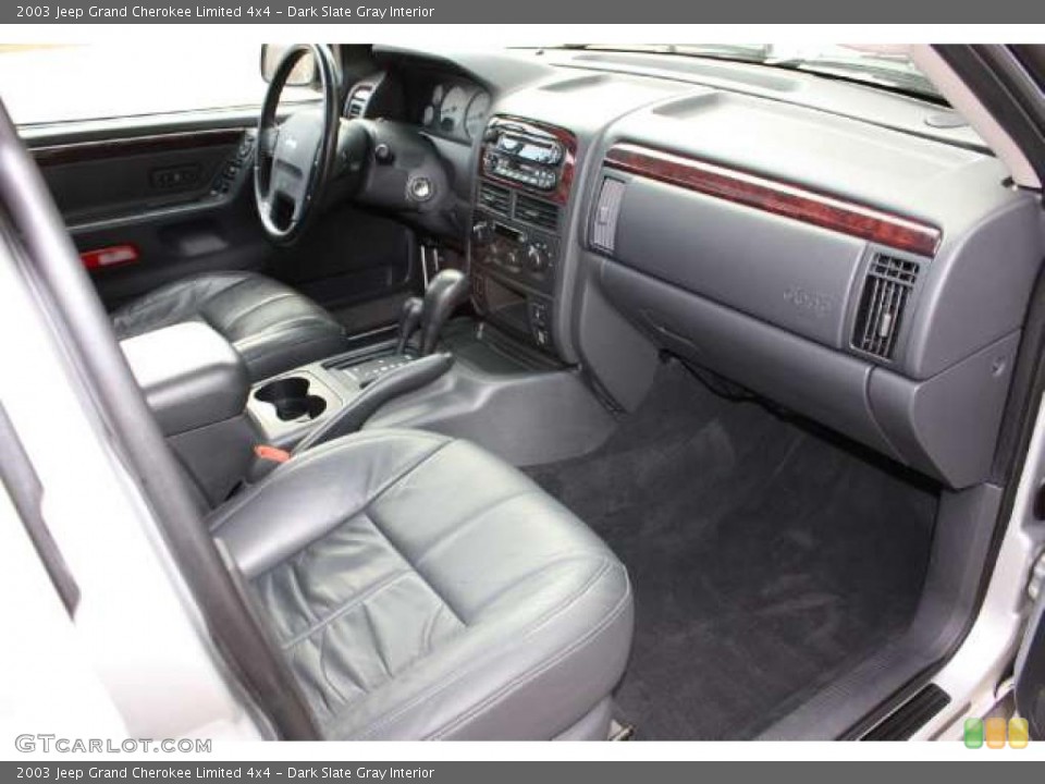 Dark Slate Gray Interior Dashboard for the 2003 Jeep Grand Cherokee Limited 4x4 #40138341