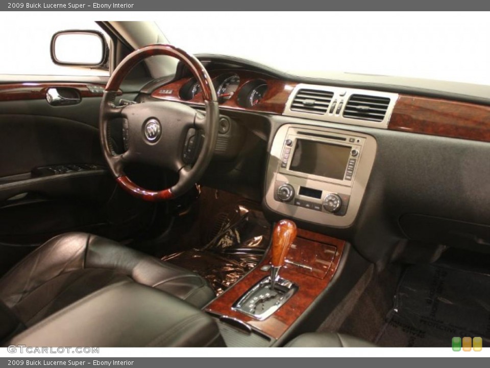 Ebony Interior Dashboard for the 2009 Buick Lucerne Super #40138377