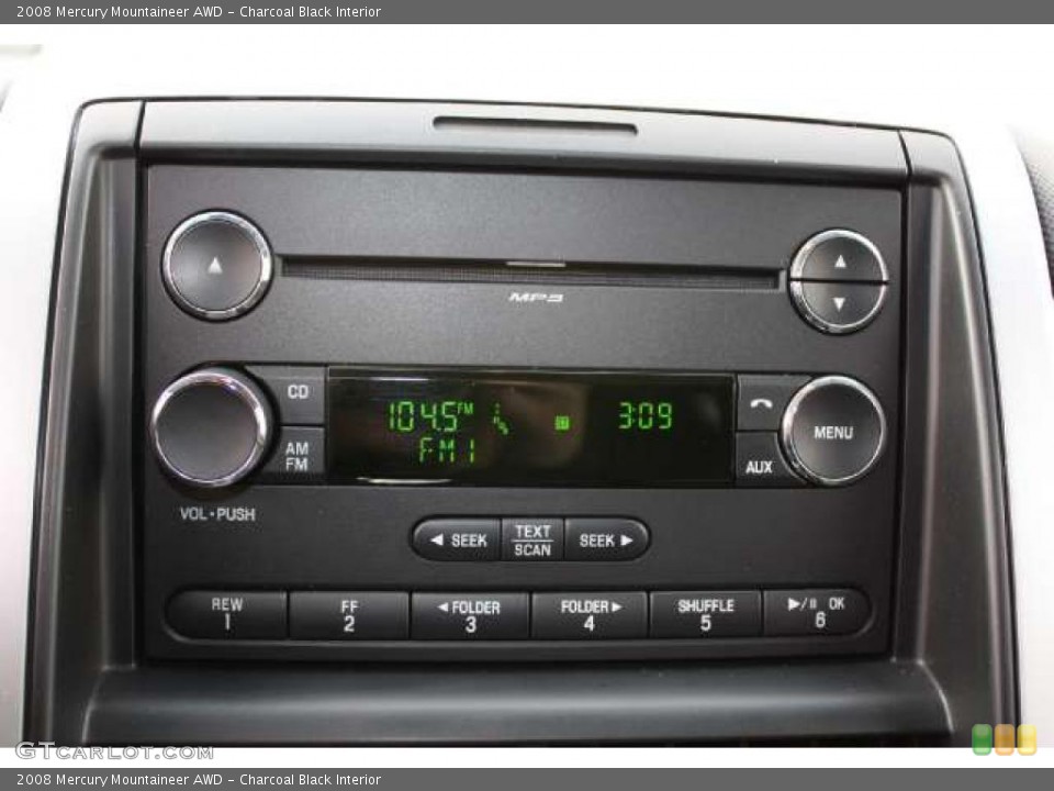 Charcoal Black Interior Controls for the 2008 Mercury Mountaineer AWD #40139713