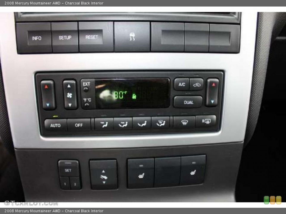 Charcoal Black Interior Controls for the 2008 Mercury Mountaineer AWD #40139729