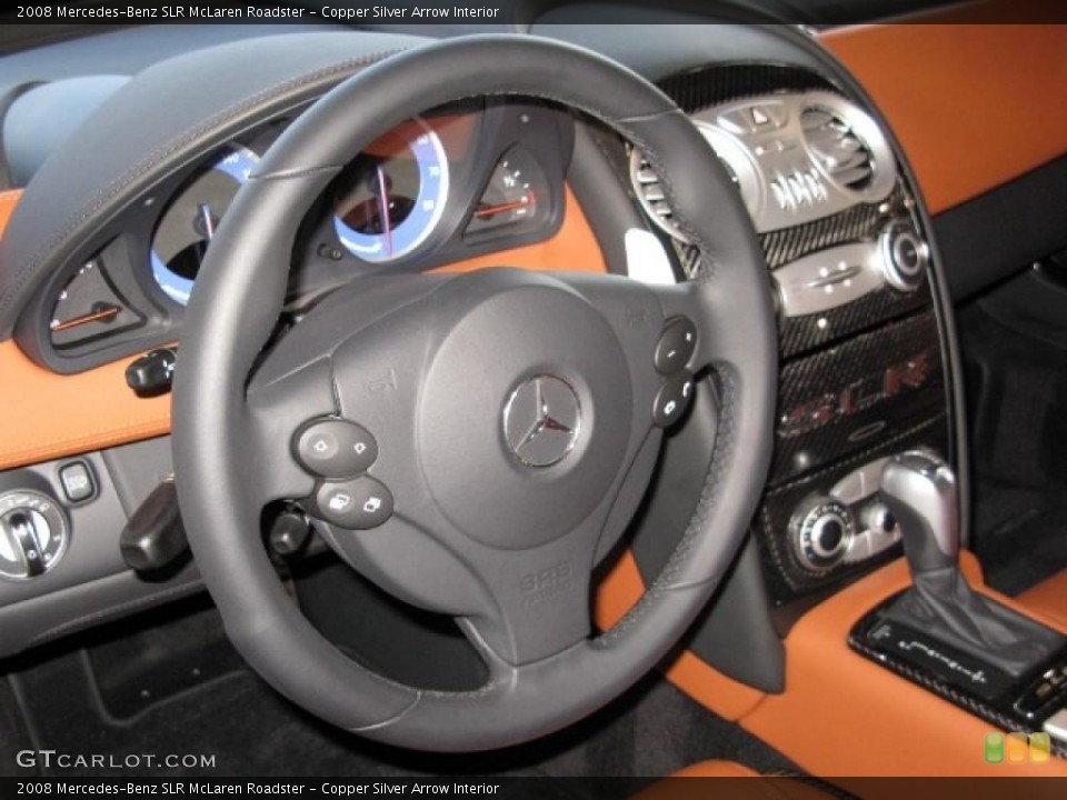 Copper Silver Arrow Interior Steering Wheel for the 2008 Mercedes-Benz SLR McLaren Roadster #40140133