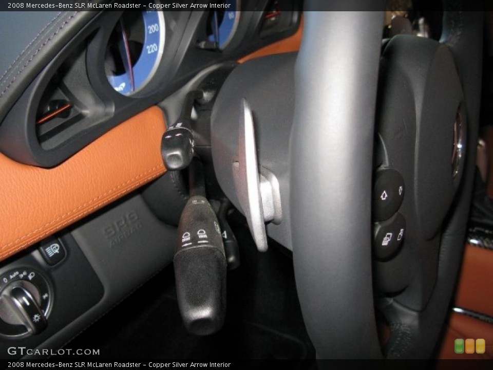 Copper Silver Arrow Interior Controls for the 2008 Mercedes-Benz SLR McLaren Roadster #40140149
