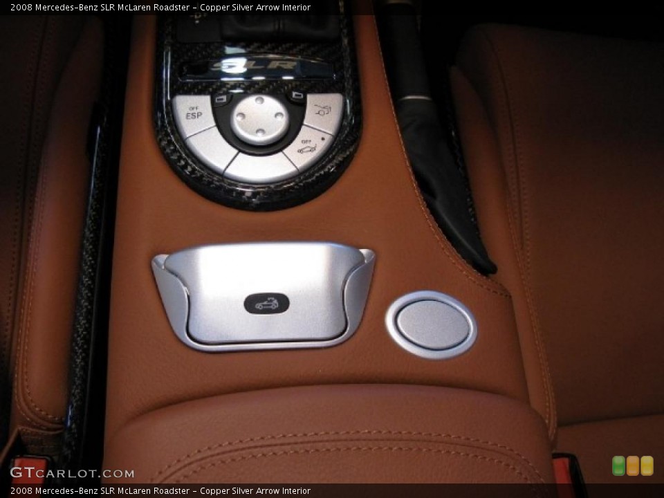 Copper Silver Arrow Interior Controls for the 2008 Mercedes-Benz SLR McLaren Roadster #40140197