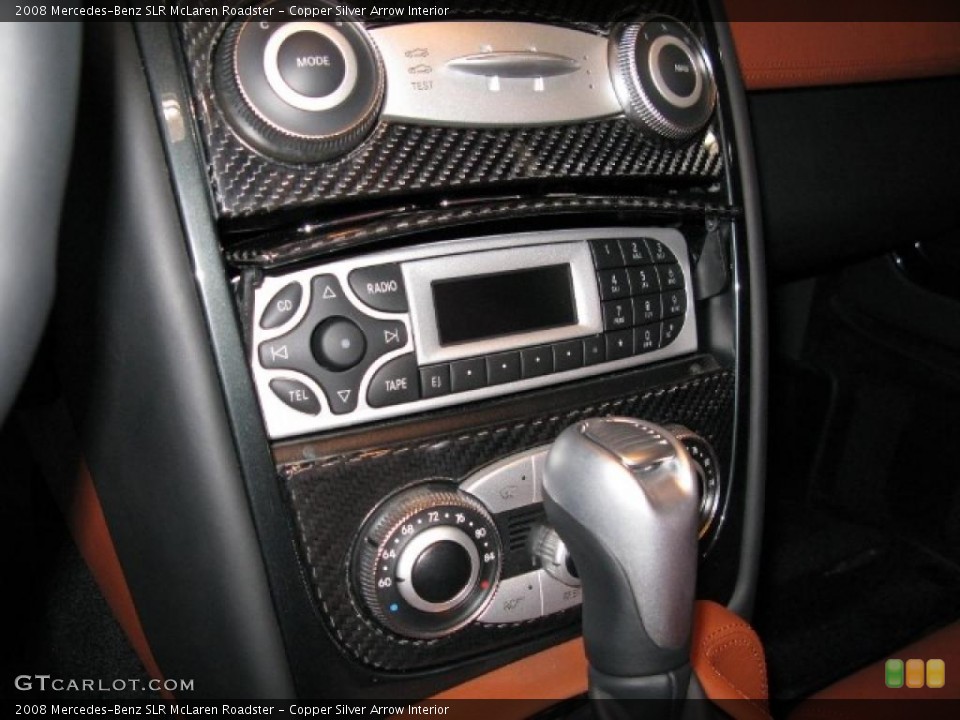 Copper Silver Arrow Interior Controls for the 2008 Mercedes-Benz SLR McLaren Roadster #40140213