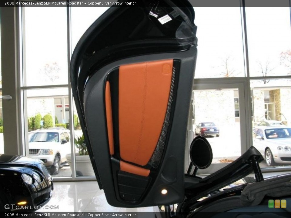 Copper Silver Arrow Interior Door Panel for the 2008 Mercedes-Benz SLR McLaren Roadster #40140269