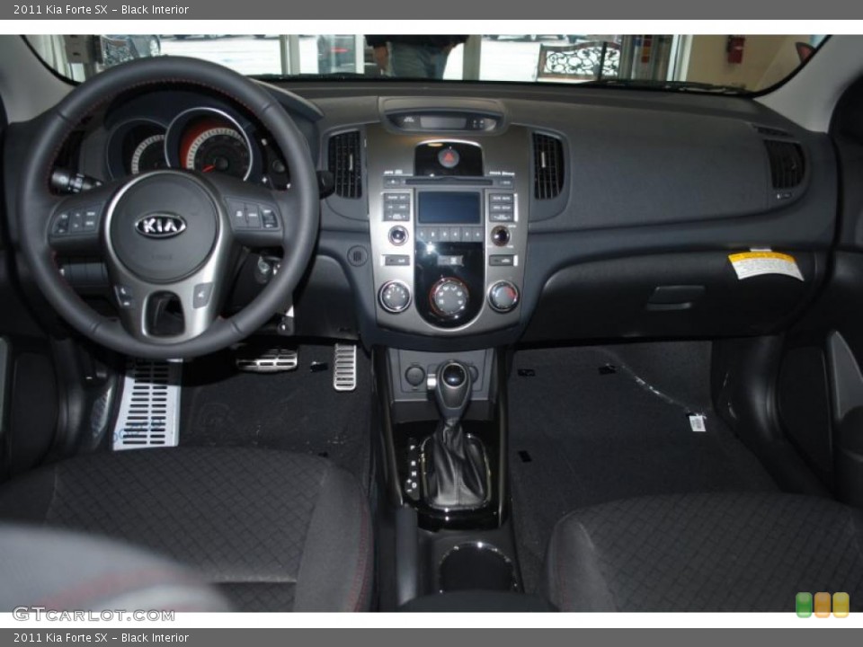 Black Interior Prime Interior for the 2011 Kia Forte SX #40145105