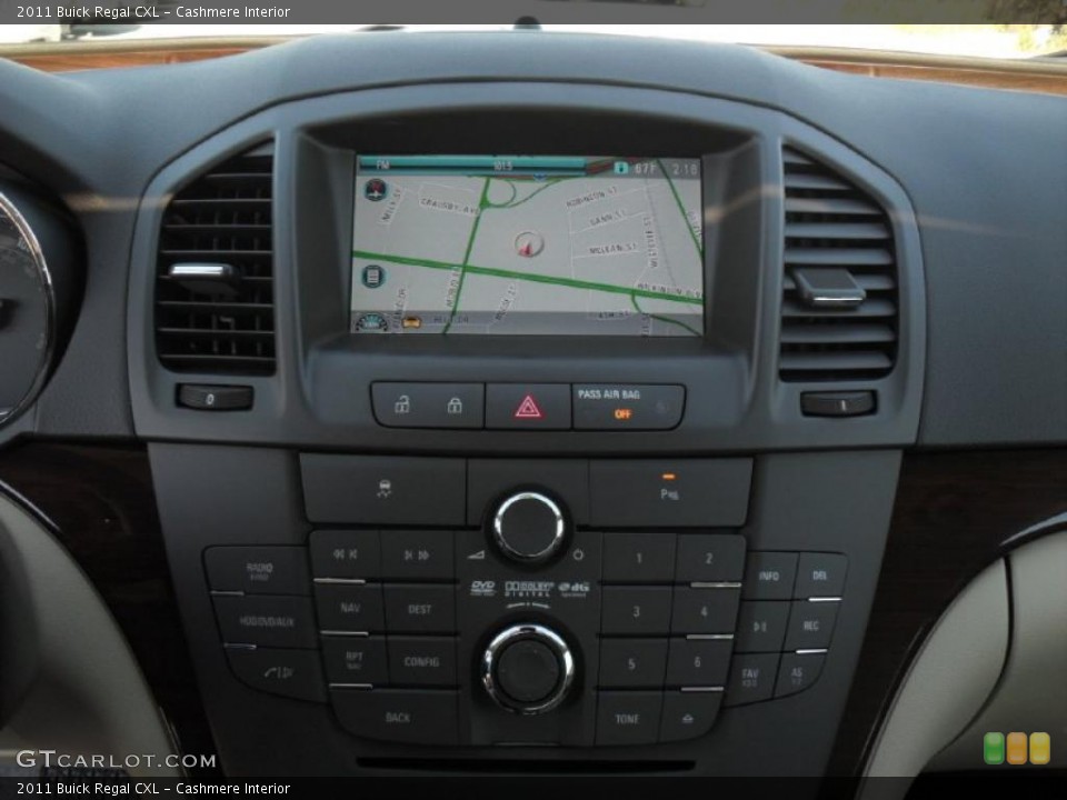 Cashmere Interior Navigation for the 2011 Buick Regal CXL #40145365