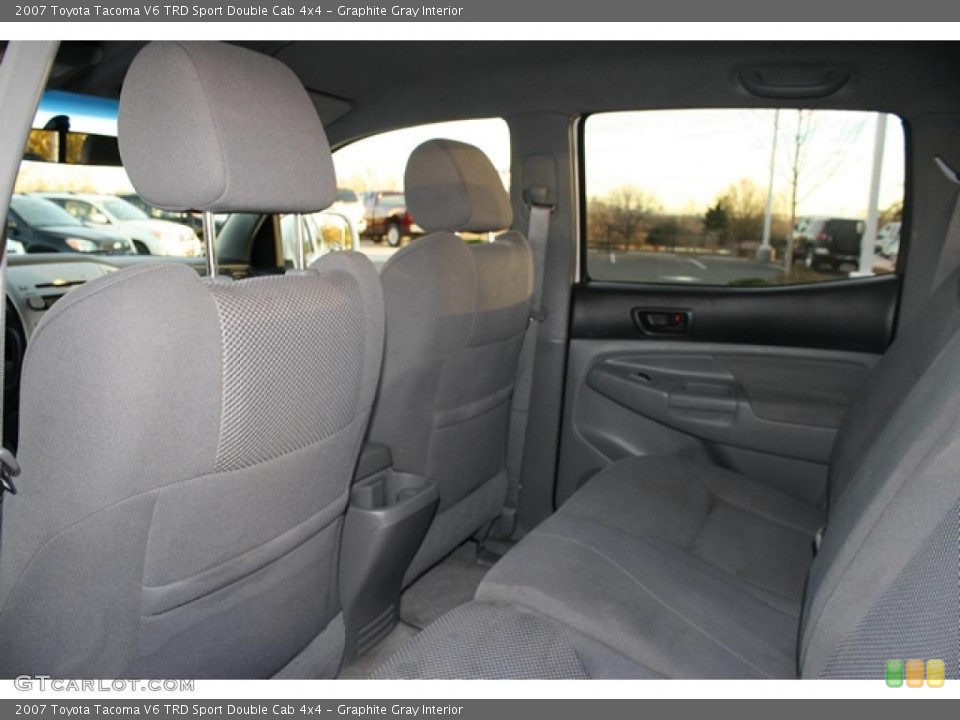 Graphite Gray Interior Photo for the 2007 Toyota Tacoma V6 TRD Sport Double Cab 4x4 #40145509