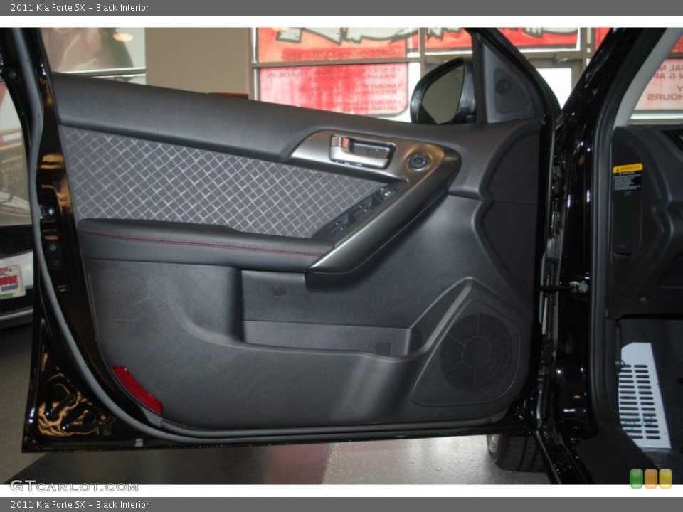 Black Interior Door Panel for the 2011 Kia Forte SX #40145521
