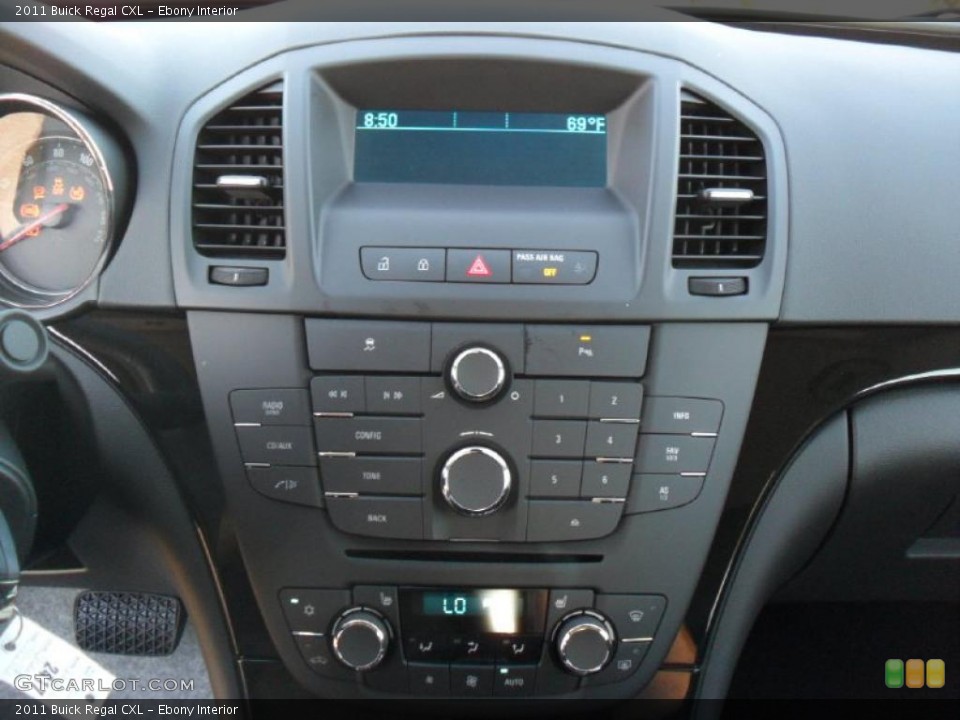 Ebony Interior Controls for the 2011 Buick Regal CXL #40147413