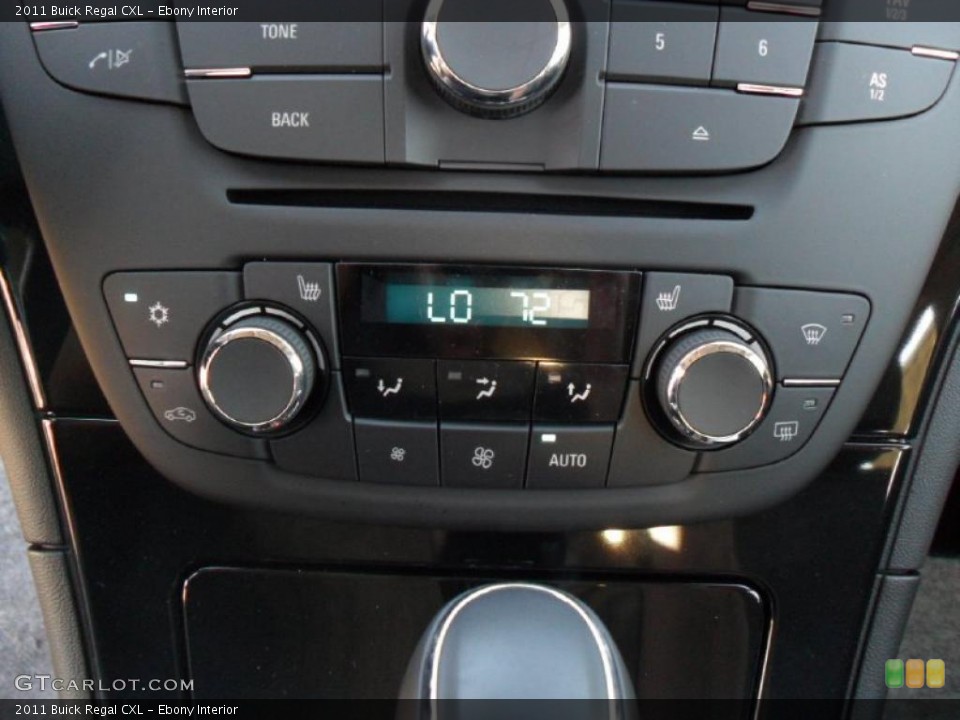 Ebony Interior Controls for the 2011 Buick Regal CXL #40147425