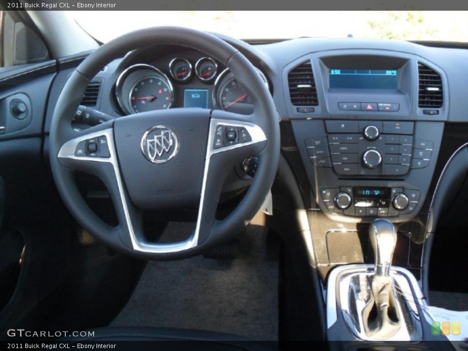 Ebony Interior Controls for the 2011 Buick Regal CXL #40147505