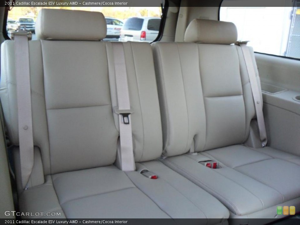 Cashmere/Cocoa Interior Photo for the 2011 Cadillac Escalade ESV Luxury AWD #40148969
