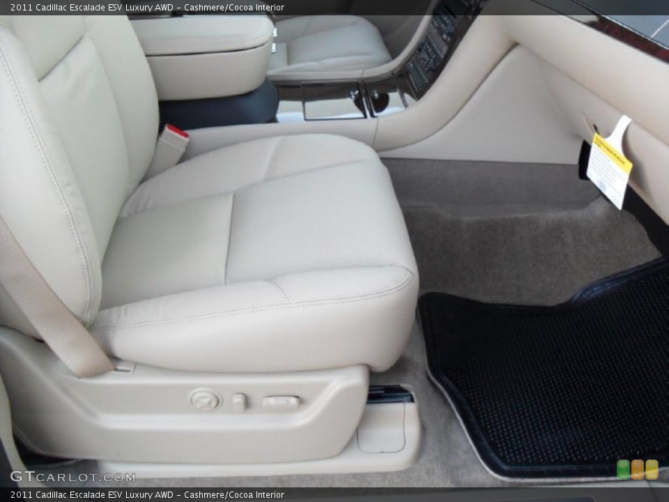 Cashmere/Cocoa Interior Photo for the 2011 Cadillac Escalade ESV Luxury AWD #40148985