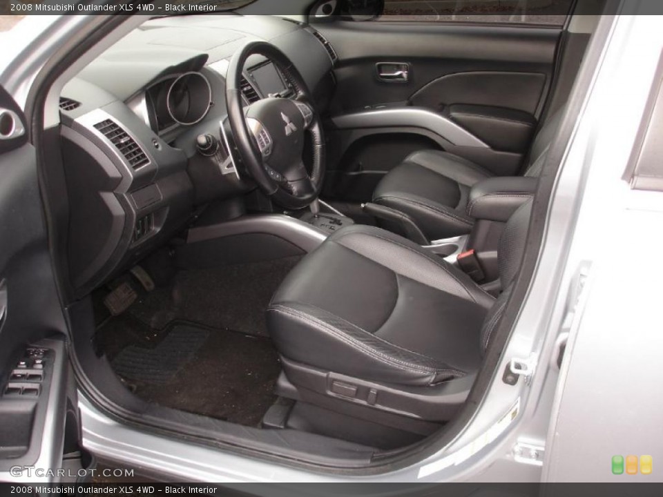 Black Interior Photo for the 2008 Mitsubishi Outlander XLS 4WD #40150277
