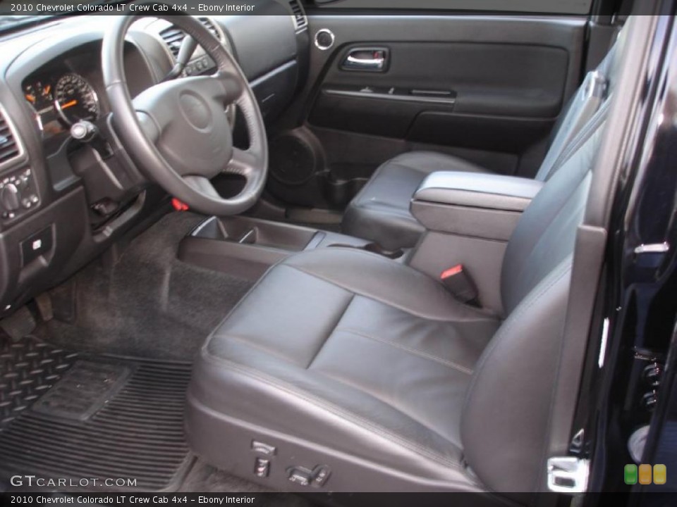 Ebony Interior Photo for the 2010 Chevrolet Colorado LT Crew Cab 4x4 #40150525
