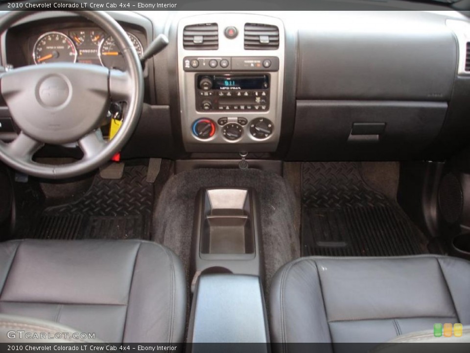 Ebony Interior Prime Interior for the 2010 Chevrolet Colorado LT Crew Cab 4x4 #40150557
