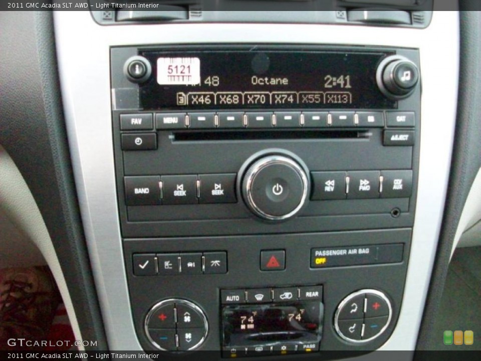 Light Titanium Interior Controls for the 2011 GMC Acadia SLT AWD #40152181