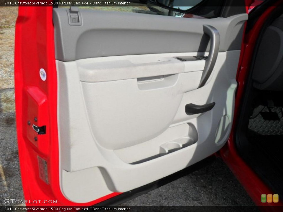 Dark Titanium Interior Door Panel for the 2011 Chevrolet Silverado 1500 Regular Cab 4x4 #40155457