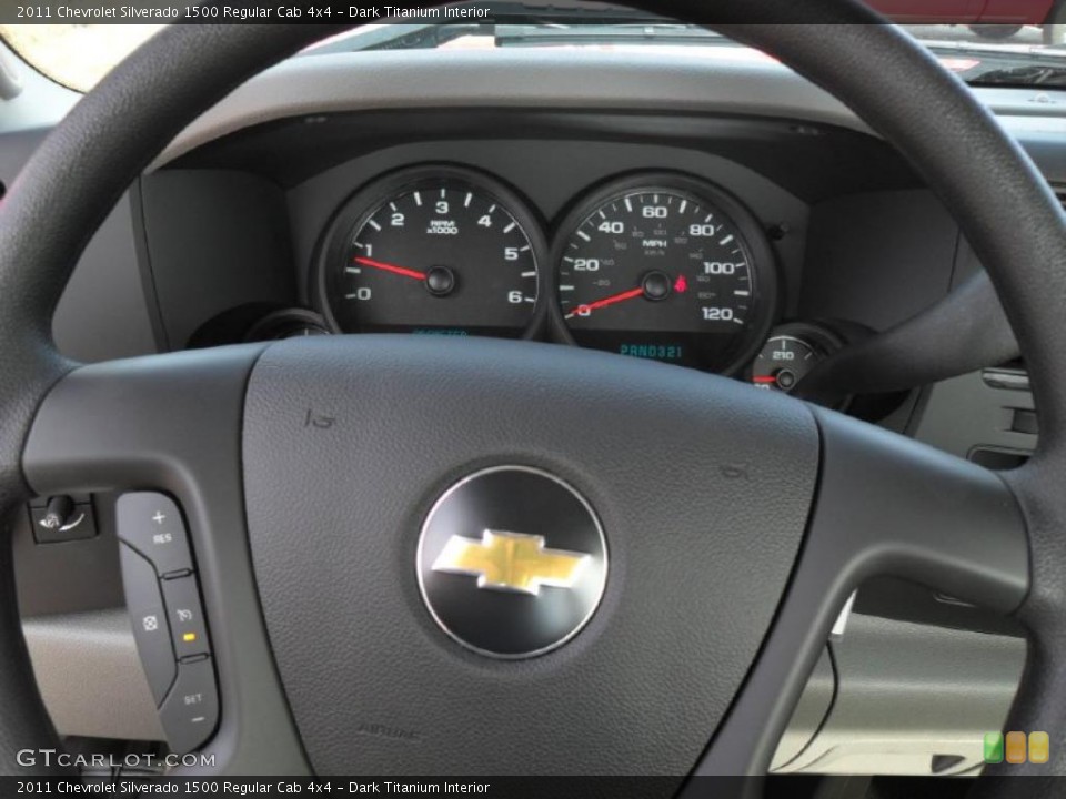 Dark Titanium Interior Gauges for the 2011 Chevrolet Silverado 1500 Regular Cab 4x4 #40155521