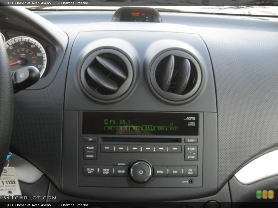 Charcoal Interior Controls for the 2011 Chevrolet Aveo Aveo5 LT #40155865