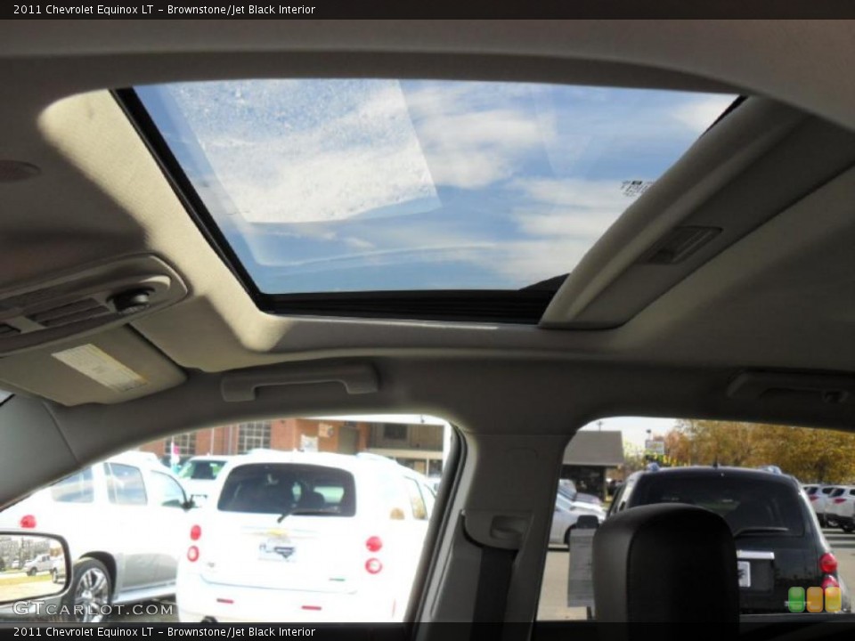 Brownstone/Jet Black Interior Sunroof for the 2011 Chevrolet Equinox LT #40156237