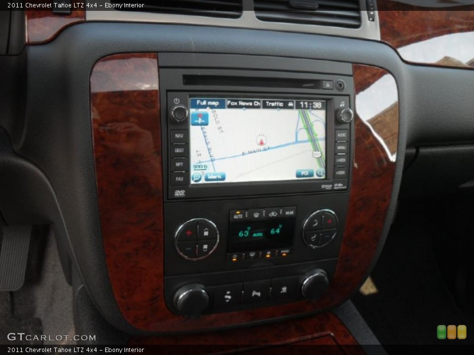 Ebony Interior Controls for the 2011 Chevrolet Tahoe LTZ 4x4 #40156713