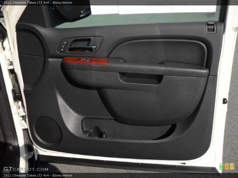 Ebony Interior Door Panel for the 2011 Chevrolet Tahoe LTZ 4x4 #40156889