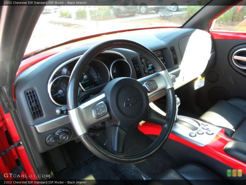 Black Interior Prime Interior for the 2003 Chevrolet SSR  #40160665