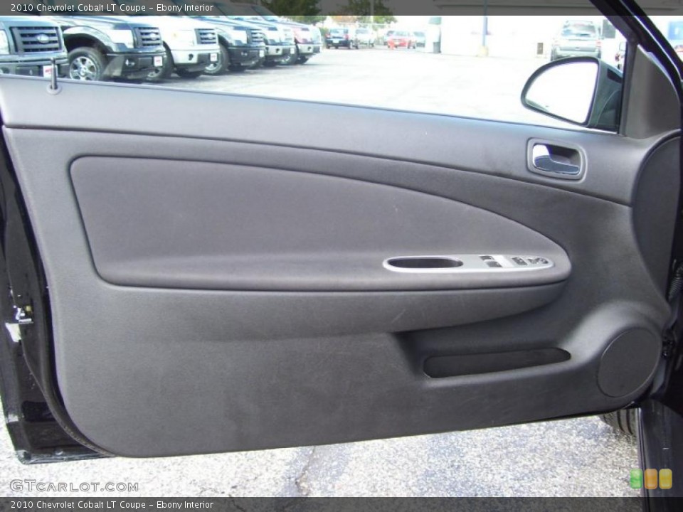 Ebony Interior Door Panel for the 2010 Chevrolet Cobalt LT Coupe #40161014