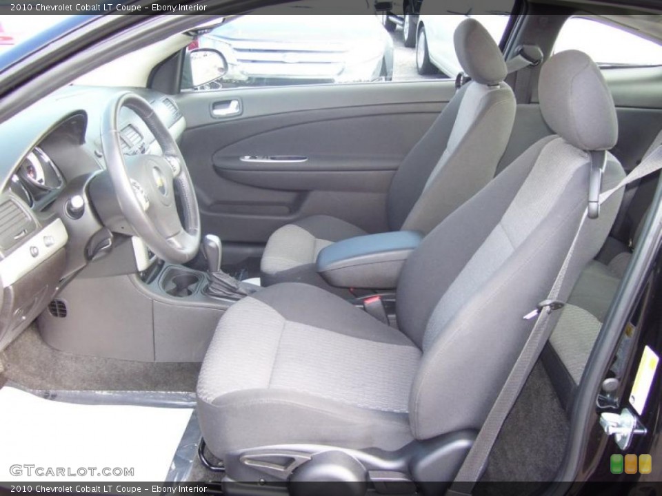Ebony Interior Photo for the 2010 Chevrolet Cobalt LT Coupe #40161045