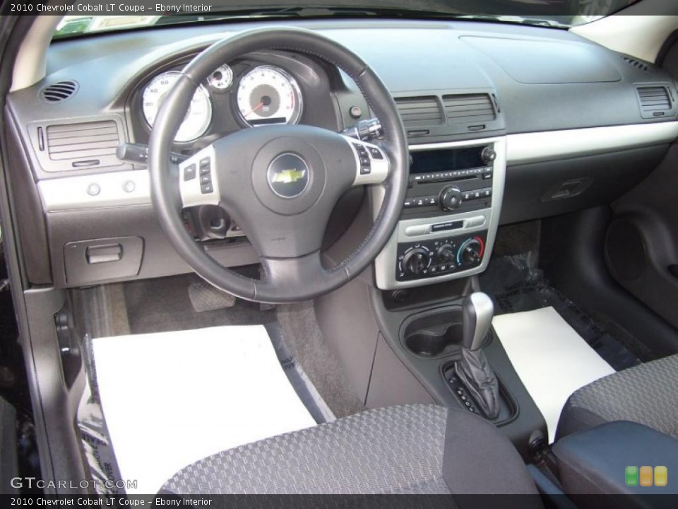 Ebony Interior Prime Interior for the 2010 Chevrolet Cobalt LT Coupe #40161061