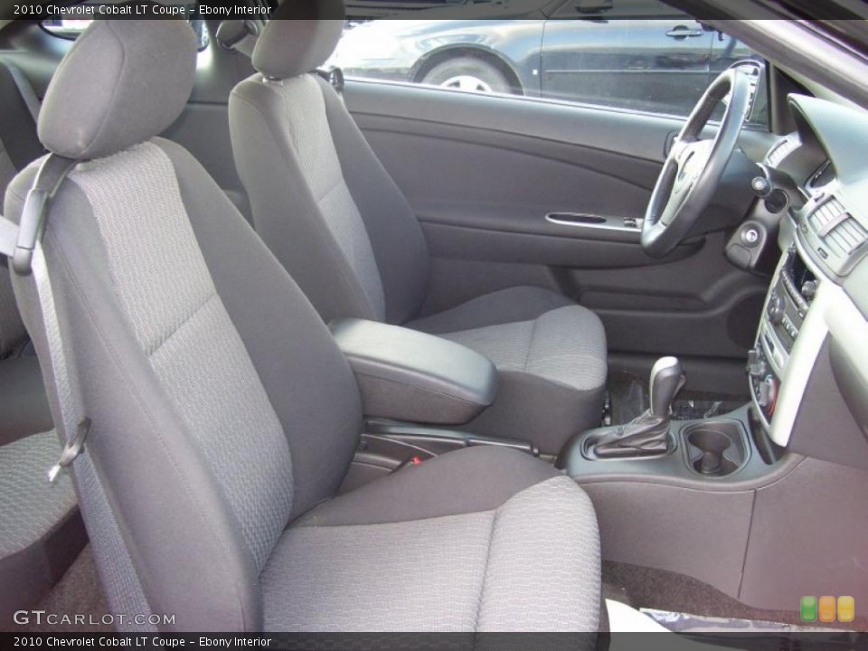 Ebony Interior Photo for the 2010 Chevrolet Cobalt LT Coupe #40161125
