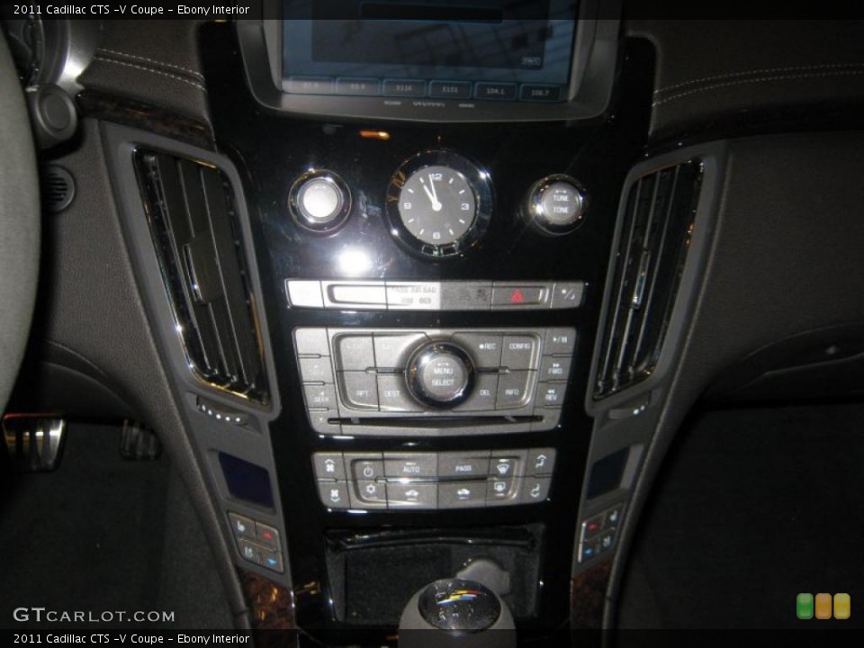 Ebony Interior Controls for the 2011 Cadillac CTS -V Coupe #40163393