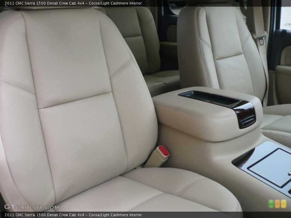 Cocoa/Light Cashmere Interior Photo for the 2011 GMC Sierra 1500 Denali Crew Cab 4x4 #40166273