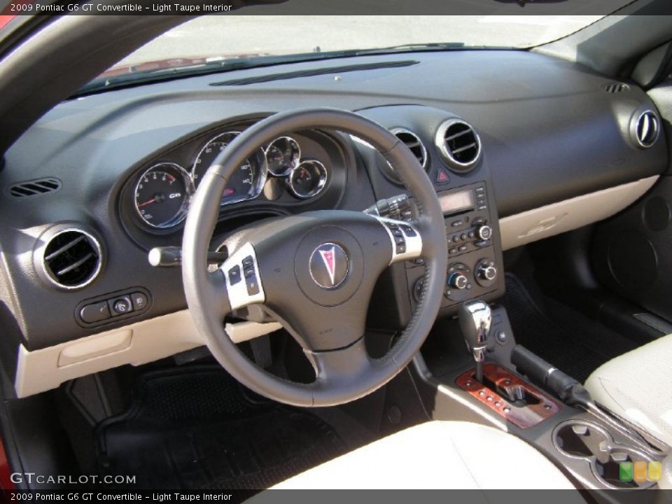 Light Taupe Interior Prime Interior for the 2009 Pontiac G6 GT Convertible #40166337