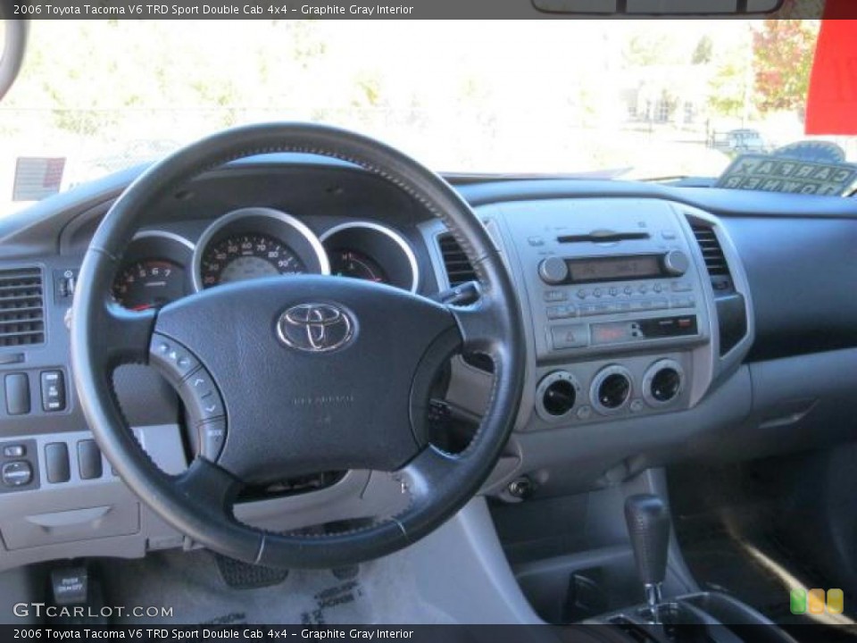 Graphite Gray Interior Photo for the 2006 Toyota Tacoma V6 TRD Sport Double Cab 4x4 #40166493