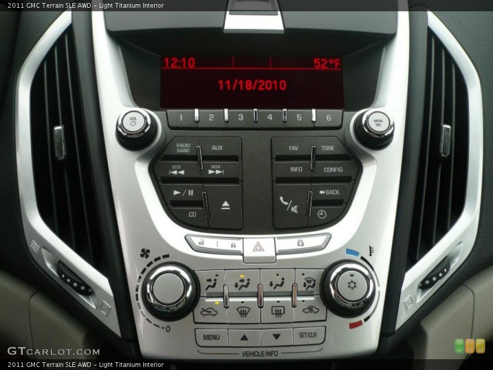 Light Titanium Interior Controls for the 2011 GMC Terrain SLE AWD #40167785