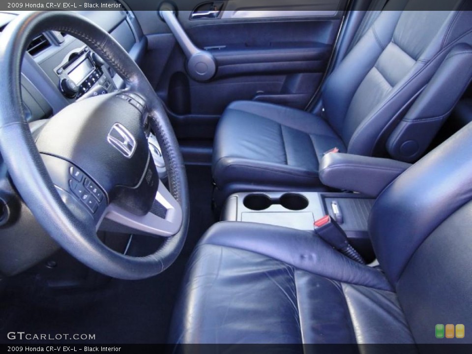 Black Interior Photo for the 2009 Honda CR-V EX-L #40169285