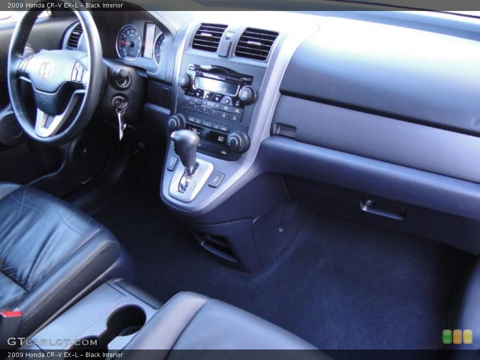 Black Interior Dashboard for the 2009 Honda CR-V EX-L #40169501