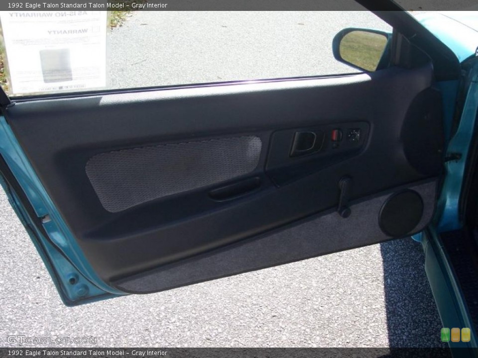 Gray Interior Door Panel for the 1992 Eagle Talon  #40171669