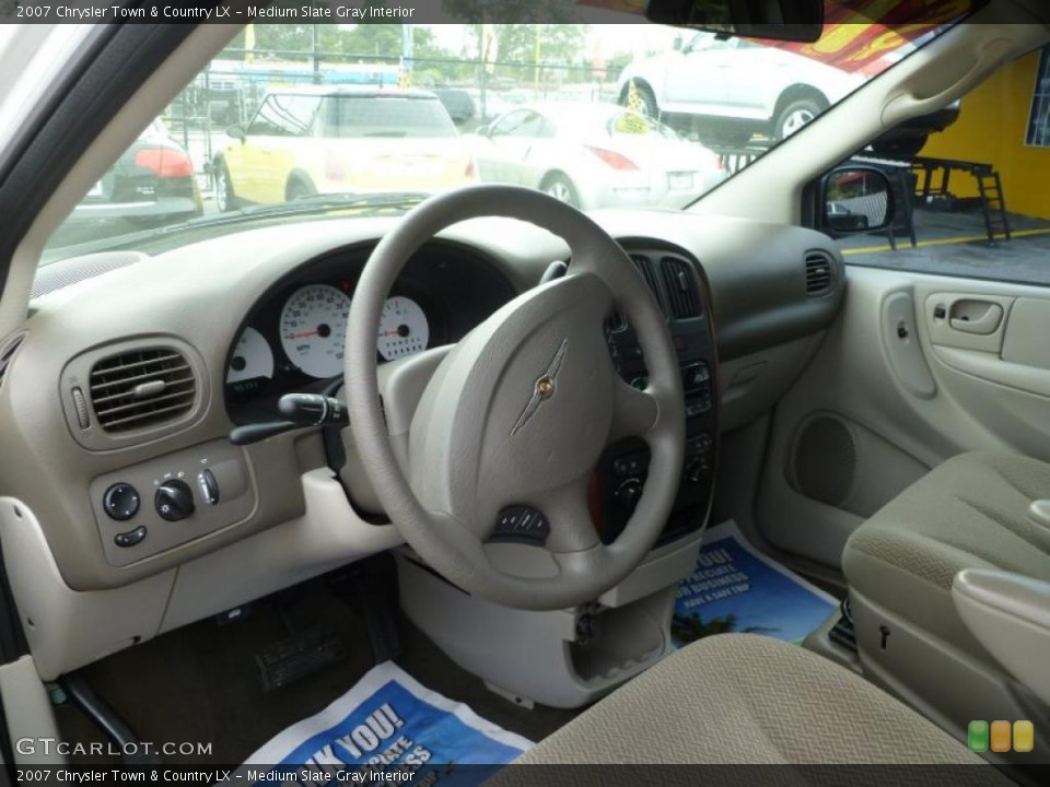 Medium Slate Gray Interior Prime Interior for the 2007 Chrysler Town & Country LX #40173769