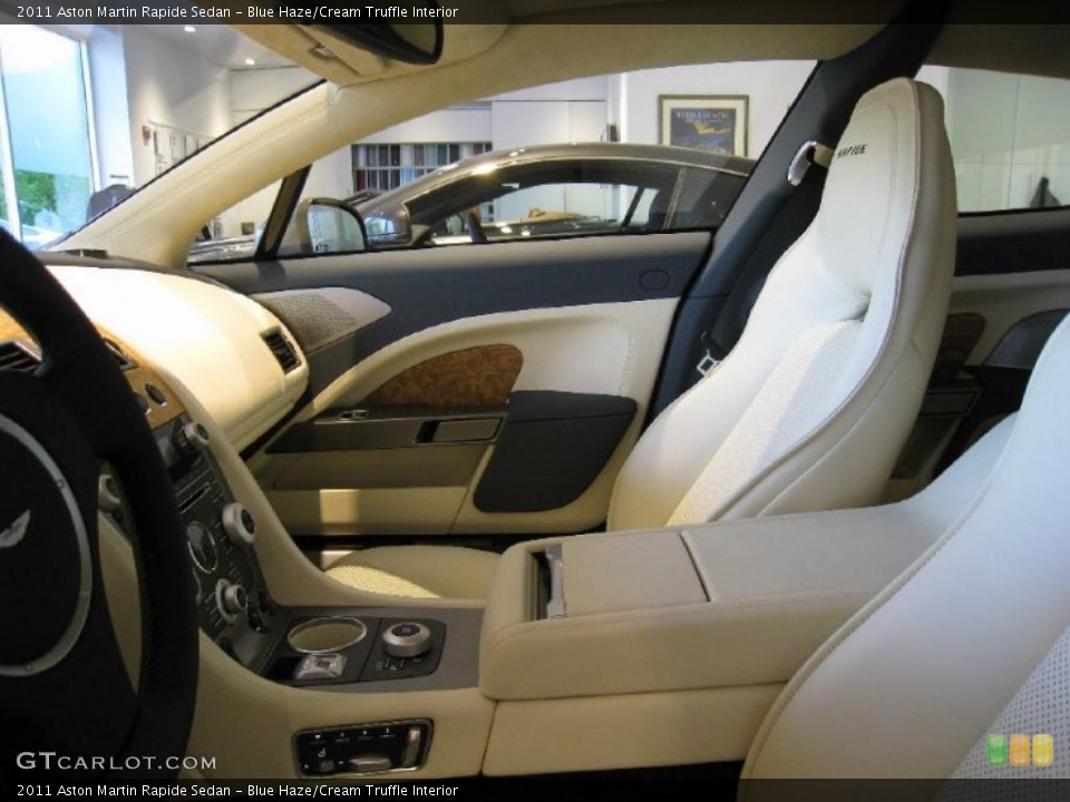 Blue Haze/Cream Truffle Interior Photo for the 2011 Aston Martin Rapide Sedan #40174693