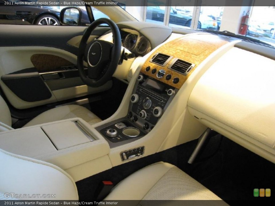 Blue Haze/Cream Truffle Interior Dashboard for the 2011 Aston Martin Rapide Sedan #40174725